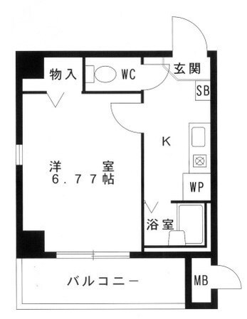 ソルジェンテハンター坂の物件間取画像